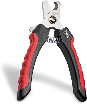 Epica Professional Dog Nail Clipper, Dog Nail Clippers for Large Dog, Easy and Safe Dog Grooming Clippers, Cat Claw Trimmer with Safety Guard (Large)