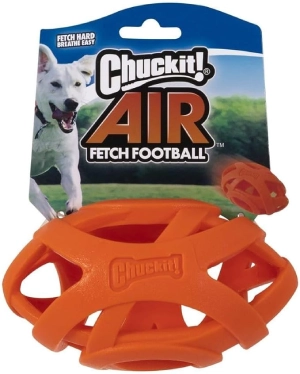 Chuckit! Air Fetch Football Dog Toy, Orange