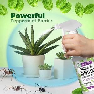 Mighty Mint – 16oz Spider Repellent Peppermint Oil – Natural Spray for Spiders and Insects – Killer + Deterrent