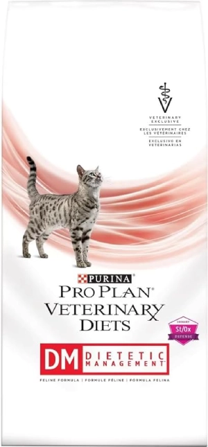 Purina Pro Plan DM Dietetic Management Feline Formula Dry Cat Food 10 lb