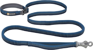 Ruffwear, Roamer Bungee Dog Leash for Running, Biking or Hiking, Can be Used Hand-Held or Hands-Free, Orion Blue, 7.3′-11′
