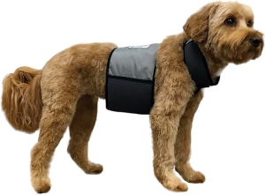 Dog Cooling Vest and Cooling Collar – Ice Vest for Dogs Medium (22″ to 27″ Girth)