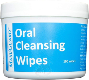 Oral Cleansing Wipes Addison Bio Labs Maxi/Guard for Dogs and Cats 100 ct