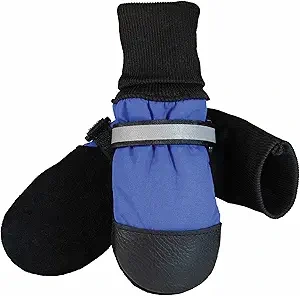 Muttluks, Original Fleece-Lined Muttluks Winter Dog Boots with Leather Soles for Cold Weather – 4 Boots