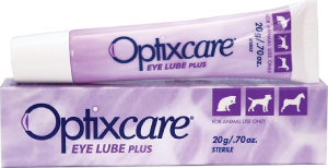 OptixCare Pet Eye Lube Plus + Hyaluron 20g for Dog Cat Horses