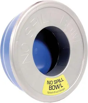 Petmate No Spill Bowl,Blue